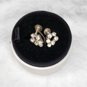 Art Deco Rhinestone Earrings